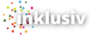 Grafik: inklusiv, viele bunte Punkte