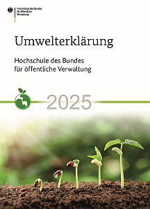 Deckblatt der Umwelterkl&auml;rung der Hochschule des Bundes f&uuml;r &ouml;ffentliche Verwaltung