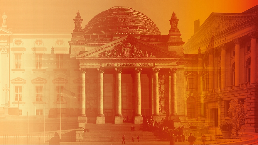 Deutscher Bundestag, Bundeskanzleramt, Schloss Bellevue